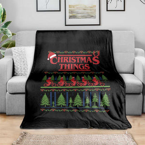 Christmas Things Throw Blanket Vintage Movie TV Series Retro TS10 Print Your Wear