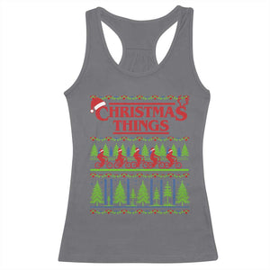 Christmas Things Racerback Tank Top Vintage Movie TV Series Retro TS10 Charcoal Print Your Wear