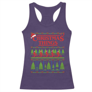 Christmas Things Racerback Tank Top Vintage Movie TV Series Retro TS10 Purple Print Your Wear