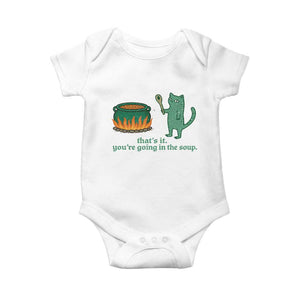 Sarcastic Cat Meme Baby Onesie Weirdcore Dark Humor TS10 White Print Your Wear