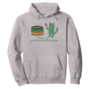 Sarcastic Cat Meme Hoodie Weirdcore Dark Humor TS10 Ice Gray Print Your Wear