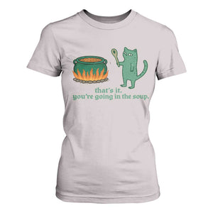 Sarcastic Cat Meme T Shirt For Women Weirdcore Dark Humor TS10 Ice Gray Print Your Wear