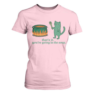 Sarcastic Cat Meme T Shirt For Women Weirdcore Dark Humor TS10 Light Pink Print Your Wear