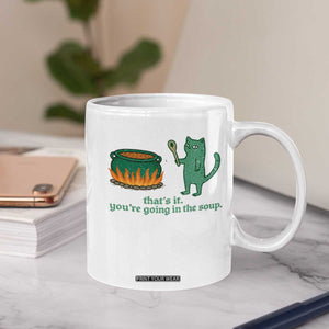 Sarcastic Cat Meme Coffee Mug Weirdcore Dark Humor TS10 Print Your Wear