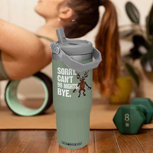 Sorry Cant 99 Nights Bye In The Forest Flip Straw Tumbler Funny Gamer Gift TS10 One Size: 30 oz Moss Green Print Your Wear