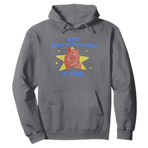 Rats Spelled Backwards Is Star Hoodie Sarcastic Rat Meme TS10 Charcoal Print Your Wear
