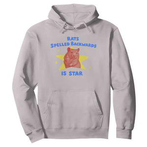 Rats Spelled Backwards Is Star Hoodie Sarcastic Rat Meme TS10 Ice Gray Print Your Wear