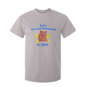 Rats Spelled Backwards Is Star T Shirt For Kid Sarcastic Rat Meme TS10 Ice Gray Print Your Wear