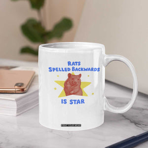 Rats Spelled Backwards Is Star Coffee Mug Sarcastic Rat Meme TS10 Print Your Wear