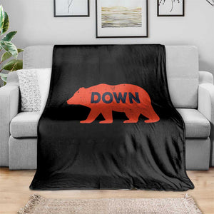 CFB Game Day Apparel Throw Blanket Down Vintage Trendy TS10 Print Your Wear