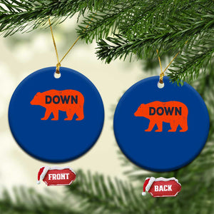 CFB Game Day Apparel Ceramic Ornament Down Vintage Trendy TS10 1pc Blue Print Your Wear