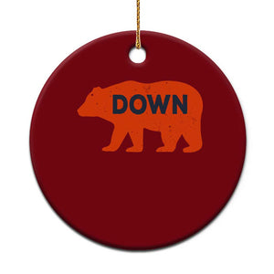 CFB Game Day Apparel Ceramic Ornament Down Vintage Trendy TS10 1pc Red Print Your Wear