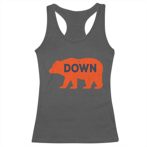 CFB Game Day Apparel Racerback Tank Top Down Vintage Trendy TS10 Dark Heather Print Your Wear