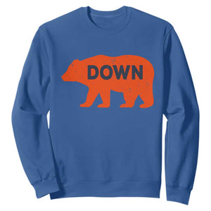 CFB Game Day Apparel Sweatshirt Down Vintage Trendy TS10 Royal Blue Print Your Wear