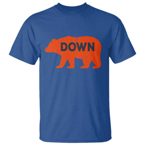 CFB Game Day Apparel T Shirt Down Vintage Trendy TS10 Royal Blue Print Your Wear