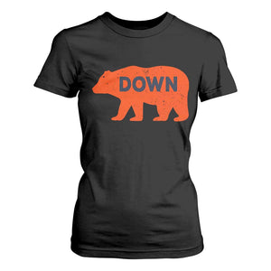 CFB Game Day Apparel T Shirt For Women Down Vintage Trendy TS10 Black Print Your Wear
