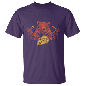 BF T Shirt - Let's Eat Cheese Football Fans Funny Graphic Tee TS10 Purple Print Your Wear