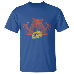 BF T Shirt Let's Eat Cheese Football Fans TS10 Royal Blue Print Your Wear