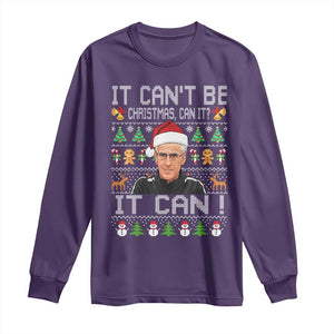 McCarthy It Cant Be Ugly Christmas Long Sleeve Shirt Retro Football Fan TS10 Purple Print Your Wear