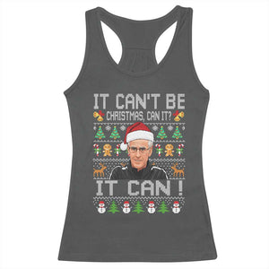 McCarthy It Cant Be Ugly Christmas Racerback Tank Top Retro Football Fan TS10 Dark Heather Print Your Wear