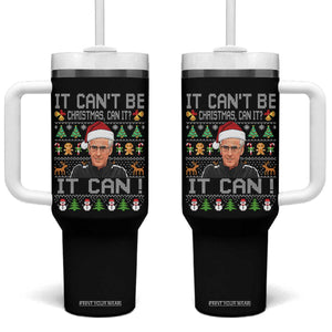 McCarthy It Cant Be Ugly Christmas Tumbler With Handle Retro Football Fan TS10 One Size: 40 oz Black Print Your Wear