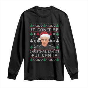 Christmas McCarthy It Cant Be Long Sleeve Shirt Retro Football Fan Ugly Xmas TS10 Black Print Your Wear