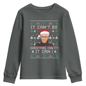Christmas McCarthy It Cant Be Youth Sweatshirt Retro Football Fan Ugly Xmas TS10 Dark Heather Print Your Wear