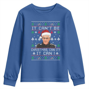 Christmas McCarthy It Cant Be Youth Sweatshirt Retro Football Fan Ugly Xmas TS10 Royal Blue Print Your Wear