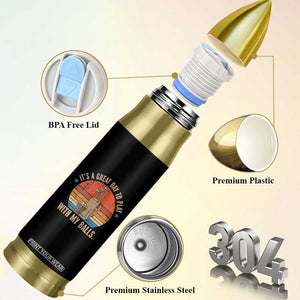 Funny Golf Bullet Tumbler Retro Its A Great Day To Play With My Balls TS10 Print Your Wear