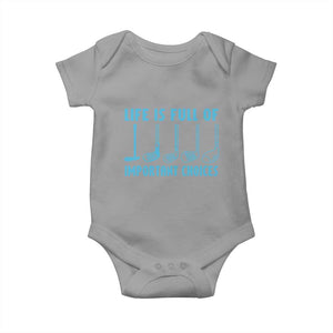 Funny Life is Full of Important Choices Golf Lovers Baby Onesie Golfing Clubs TS10 Sport Gray Print Your Wear