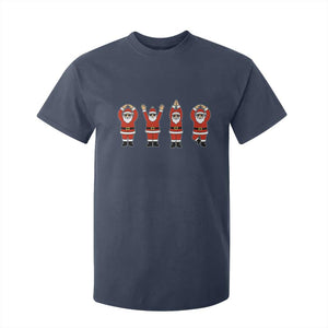 Santa O-H-I-O State T Shirt For Kid Funny Santa Christmas Ohio Midwestern Party Team TS10 Navy Print Your Wear