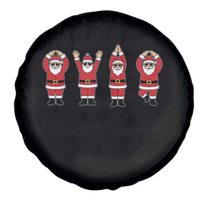 Santa O-H-I-O State Spare Tire Cover Funny Santa Christmas Ohio Midwestern Party Team TS10 Print Your Wear