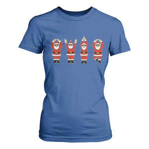 Santa O-H-I-O State T Shirt For Women Funny Santa Christmas Ohio Midwestern Party Team TS10 Royal Blue Print Your Wear