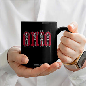 O-H-I-O State Coffee Mug Funny Skeletons Ohio Vintage Halloween Team TS10 Print Your Wear