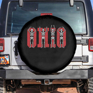 O-H-I-O State Spare Tire Cover Funny Skeletons Ohio Vintage Halloween Team TS10 No hole Black Print Your Wear