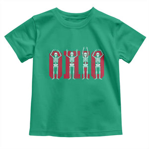 O-H-I-O State Toddler T Shirt Funny Skeletons Ohio Vintage Halloween Team TS10 Irish Green Print Your Wear