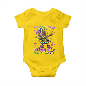 It's Mardi Gras Bruh Baby Onesie Dabbing Boy Kids TS10 Daisy Print Your Wear