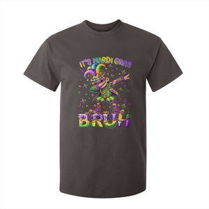 It's Mardi Gras Bruh T Shirt For Kid Dabbing Boy Kids TS10 Dark Chocolate Print Your Wear