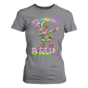 It's Mardi Gras Bruh T Shirt For Women Dabbing Boy Kids TS10 Charcoal Print Your Wear