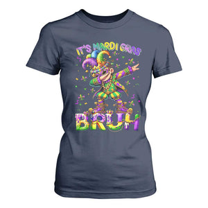 It's Mardi Gras Bruh T Shirt For Women Dabbing Boy Kids TS10 Navy Print Your Wear