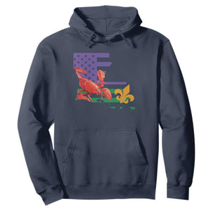 Louisiana Hoodie Louisiana New Orleans Party Custume Beads TS10 Navy Print Your Wear