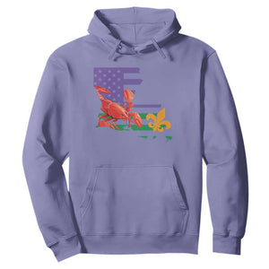 Louisiana Hoodie Louisiana New Orleans Party Custume Beads TS10 Violet Print Your Wear