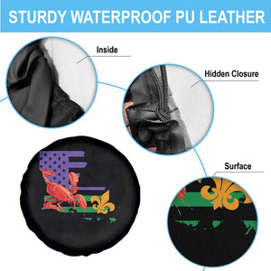 Louisiana Spare Tire Cover Louisiana New Orleans Party Custume Beads TS10 Print Your Wear