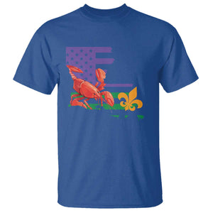 Louisiana T Shirt Louisiana New Orleans Party Custume Beads TS10 Royal Blue Print Your Wear