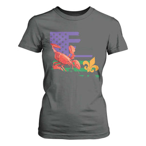 Louisiana T Shirt For Women Louisiana New Orleans Party Custume Beads TS10 Dark Heather Print Your Wear