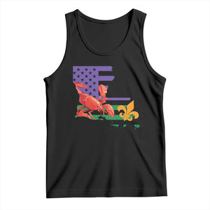 Louisiana Tank Top Louisiana New Orleans Party Custume Beads TS10 Black Print Your Wear