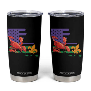 Louisiana Tumbler Cup Louisiana New Orleans Party Custume Beads TS10 Black Print Your Wear