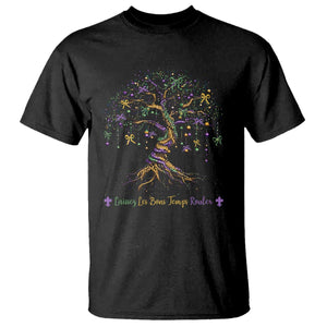 Coquette Bow Mardi Gras Bead Tree T Shirt Carnival New Orleans 2025 TS10 Black Print Your Wear
