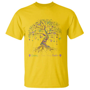Coquette Bow Mardi Gras Bead Tree T Shirt Carnival New Orleans 2025 TS10 Daisy Print Your Wear