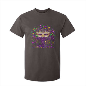 Mardi Gras Bead Tree T Shirt For Kid New Orleans Festival TS10 Dark Chocolate Print Your Wear